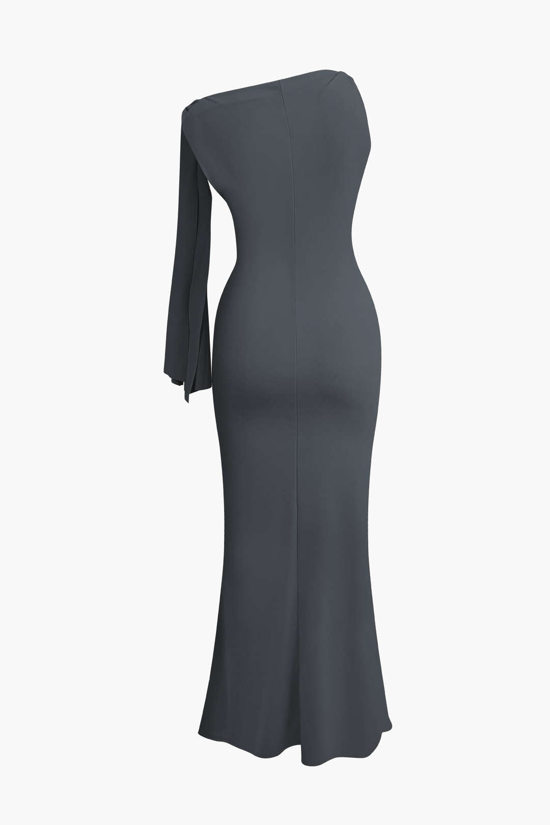 Asymmetrische Twist Knoop Zeemeermin Maxi Jurk