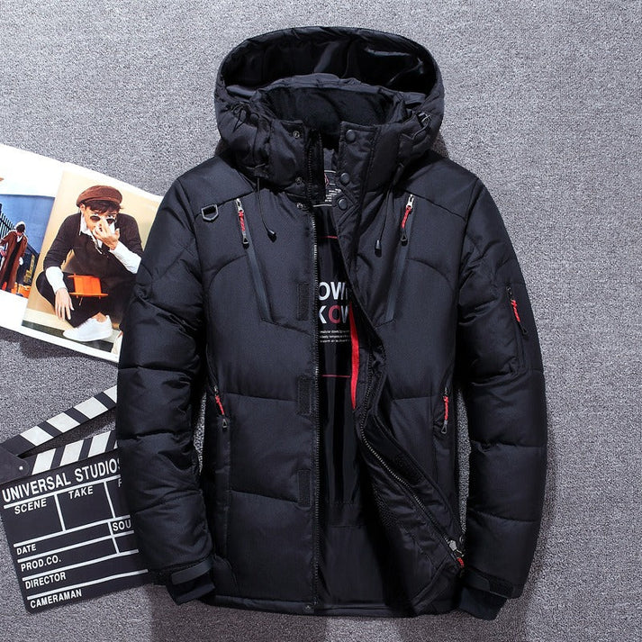 Luxe Donsjack | Warme Heren Winterjas met Capuchon