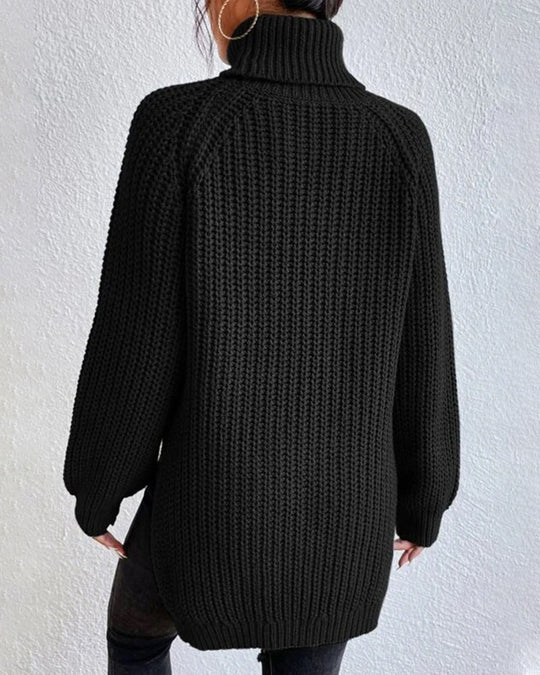 Dames Gebreide Coltrui met Relaxte Pasvorm