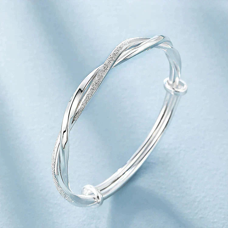 Charlotte | Gedraaide Zilveren Armband