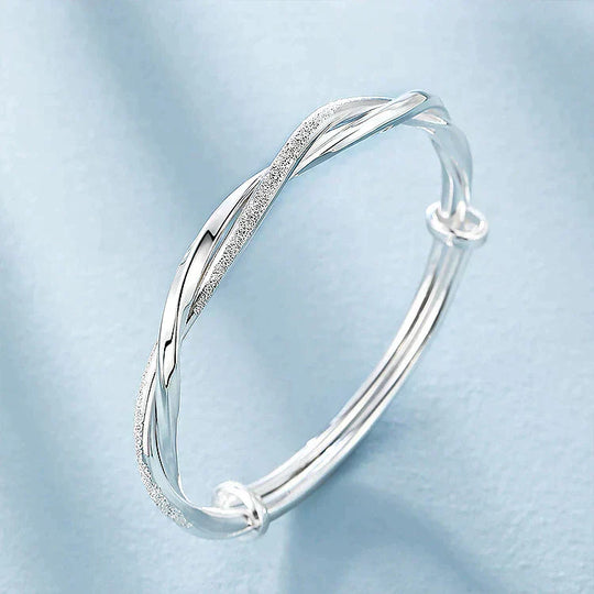 Charlotte | Gedraaide Zilveren Armband