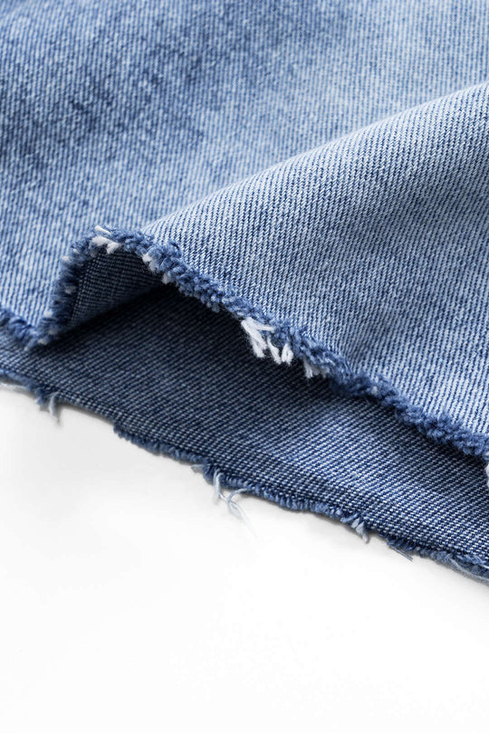 Denim Knopzak Shorts