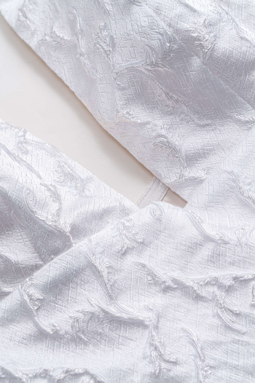 Jacquard Strik Achteraf Mini Jurk