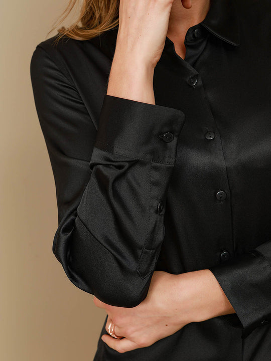 Genoveva - Elegante Utility Look Dames Colshirt