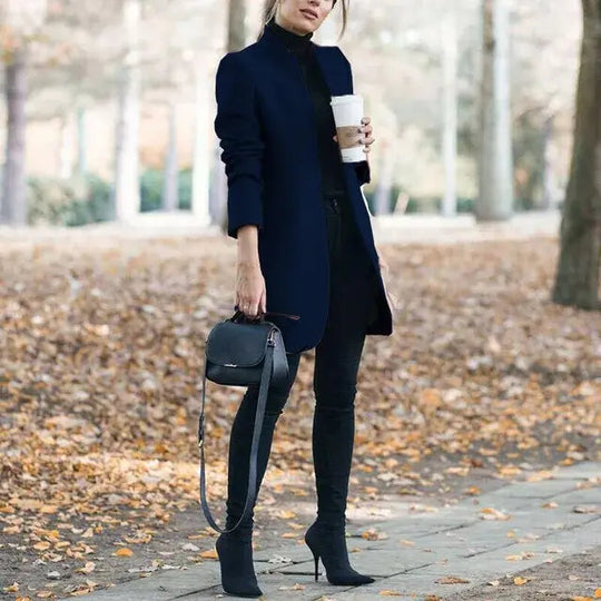 Adele - Tijdloze Winter Chic Damesmode Jas