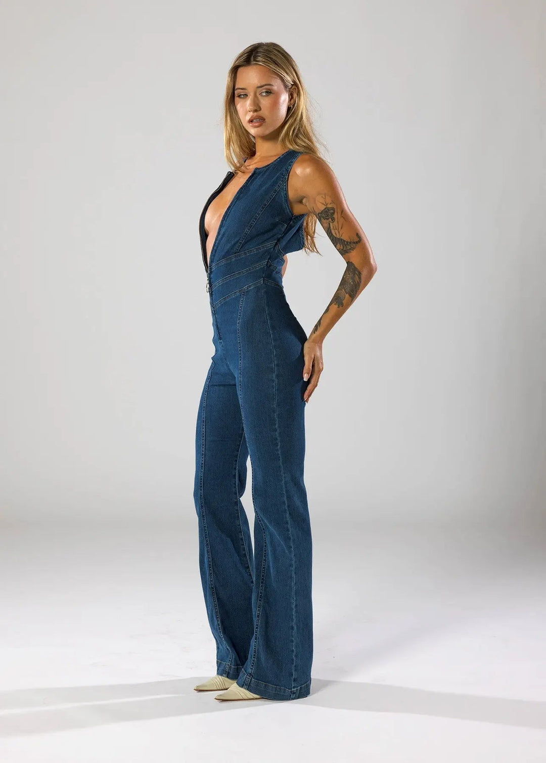 Emmie | Denim Jumpsuit | Casual Chic en Tijdloos Stijlvol