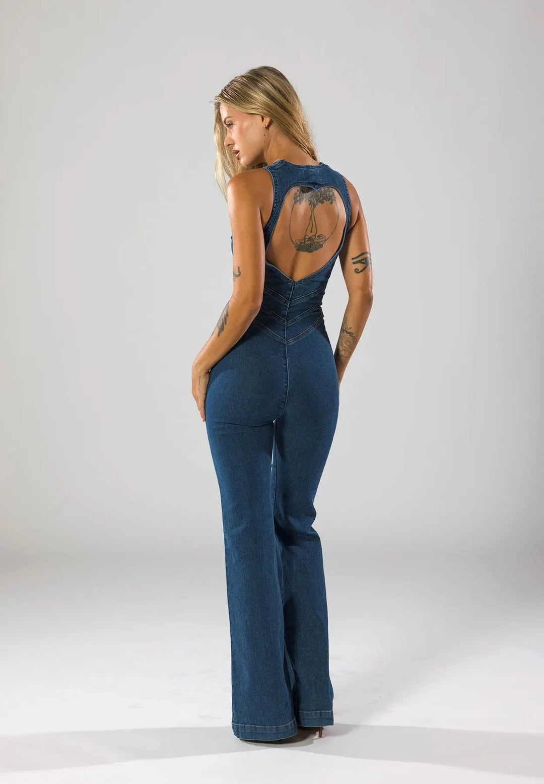 Emmie | Denim Jumpsuit | Casual Chic en Tijdloos Stijlvol