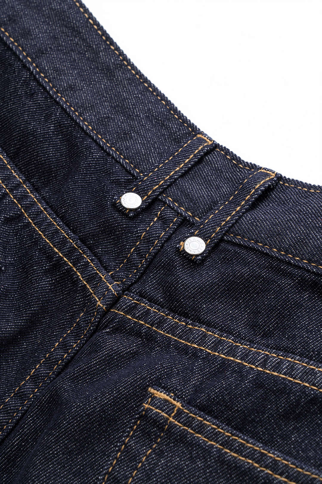 Denim Whipstitching Metallic Wide Leg Barrel Jeans