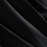 Satijnen Knop Flapzak Strapless Mini Jurk