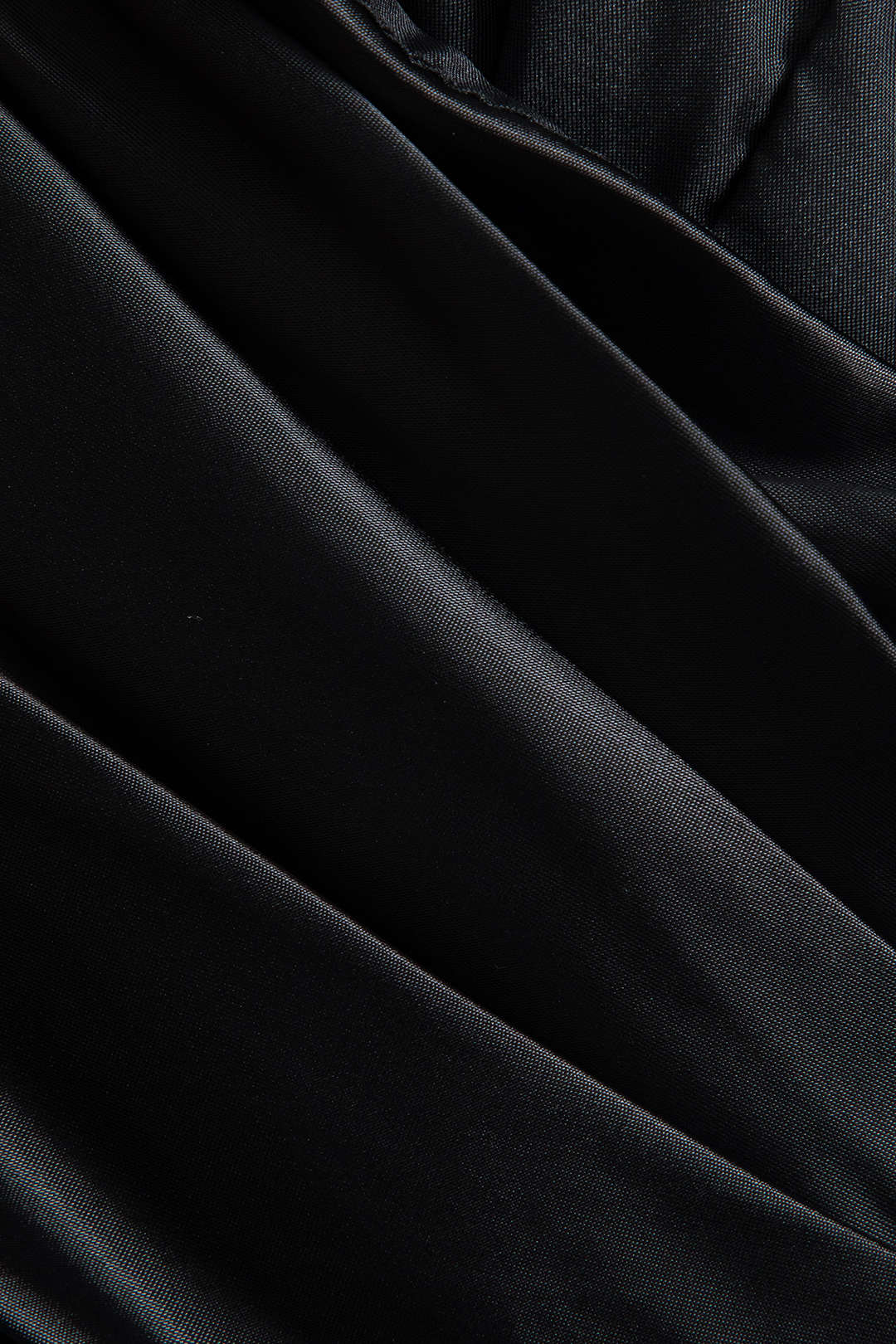 Satijnen Knop Flapzak Strapless Mini Jurk
