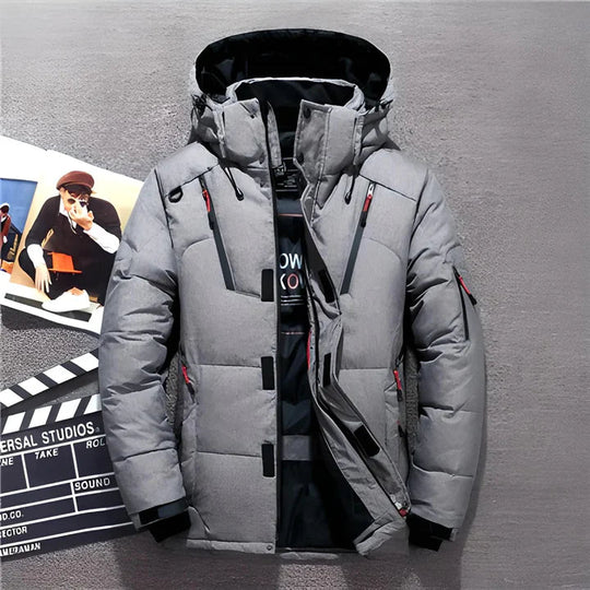 Luxe Donsjack | Warme Heren Winterjas met Capuchon