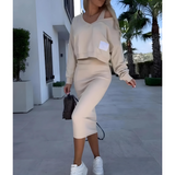 Livia - Comfortabele Jurk en Trui Set