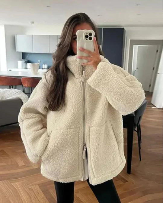 Teddy Fleece Jas Luna | Warmte en Stijl