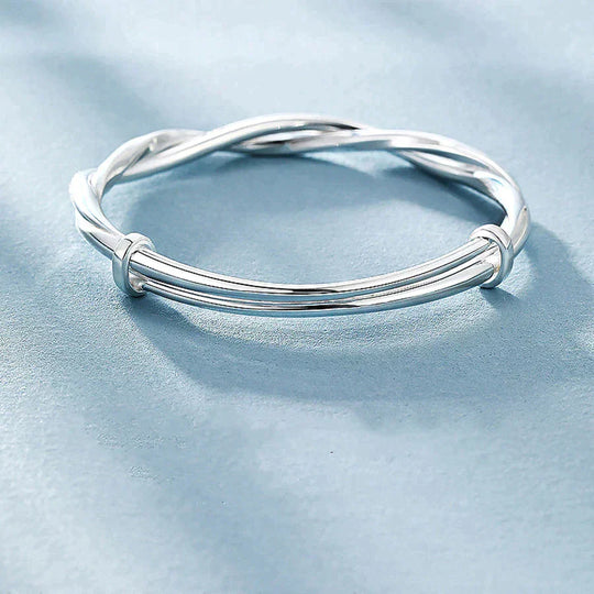 Charlotte | Gedraaide Zilveren Armband