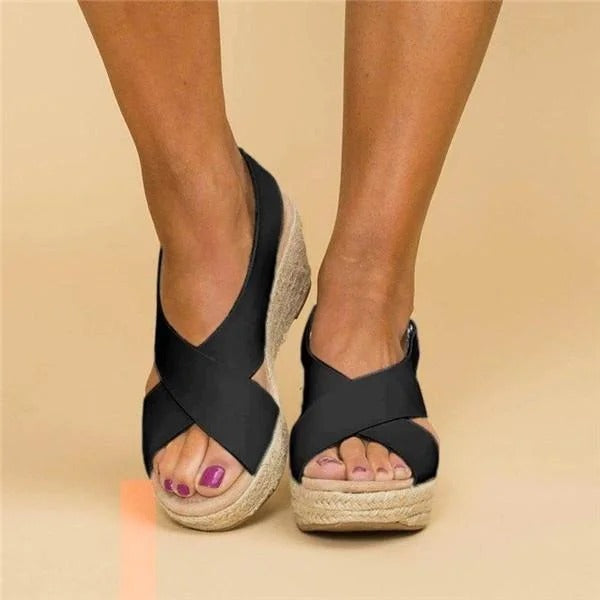 Arabesque - Tijdloze Moeiteloze Elegantie Dames Espadrille Sandalen