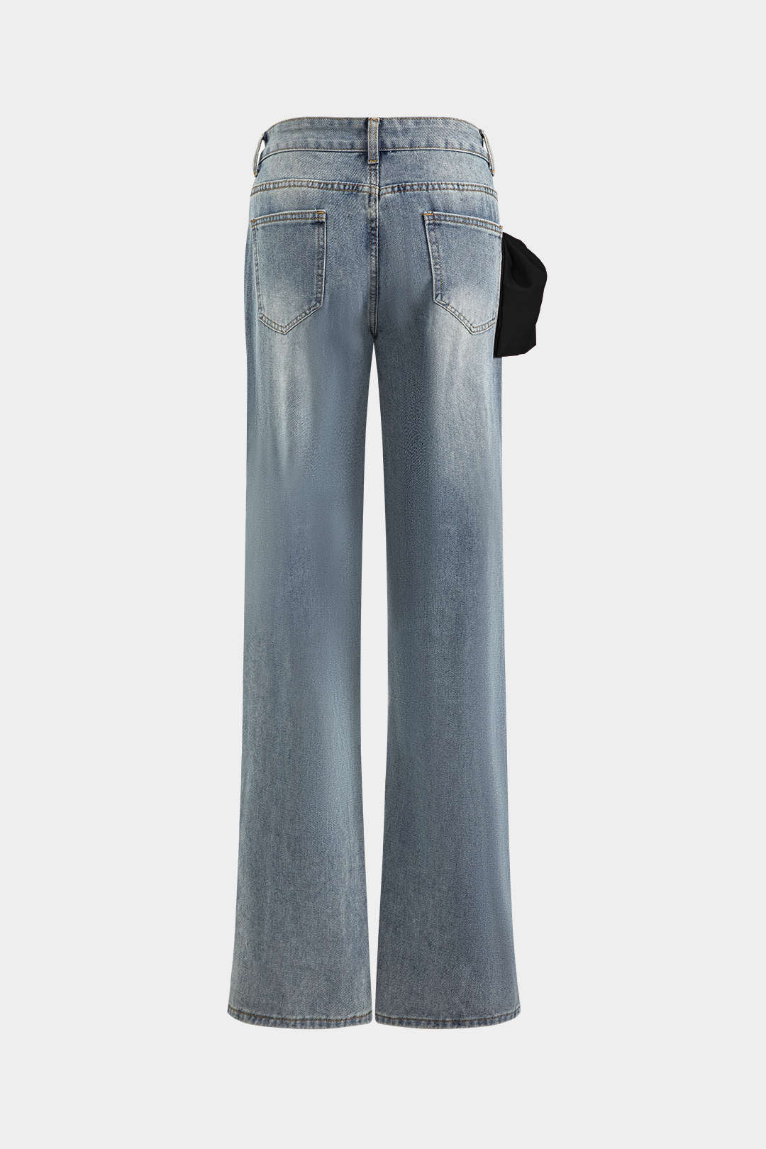 Jeans met Strikdetail