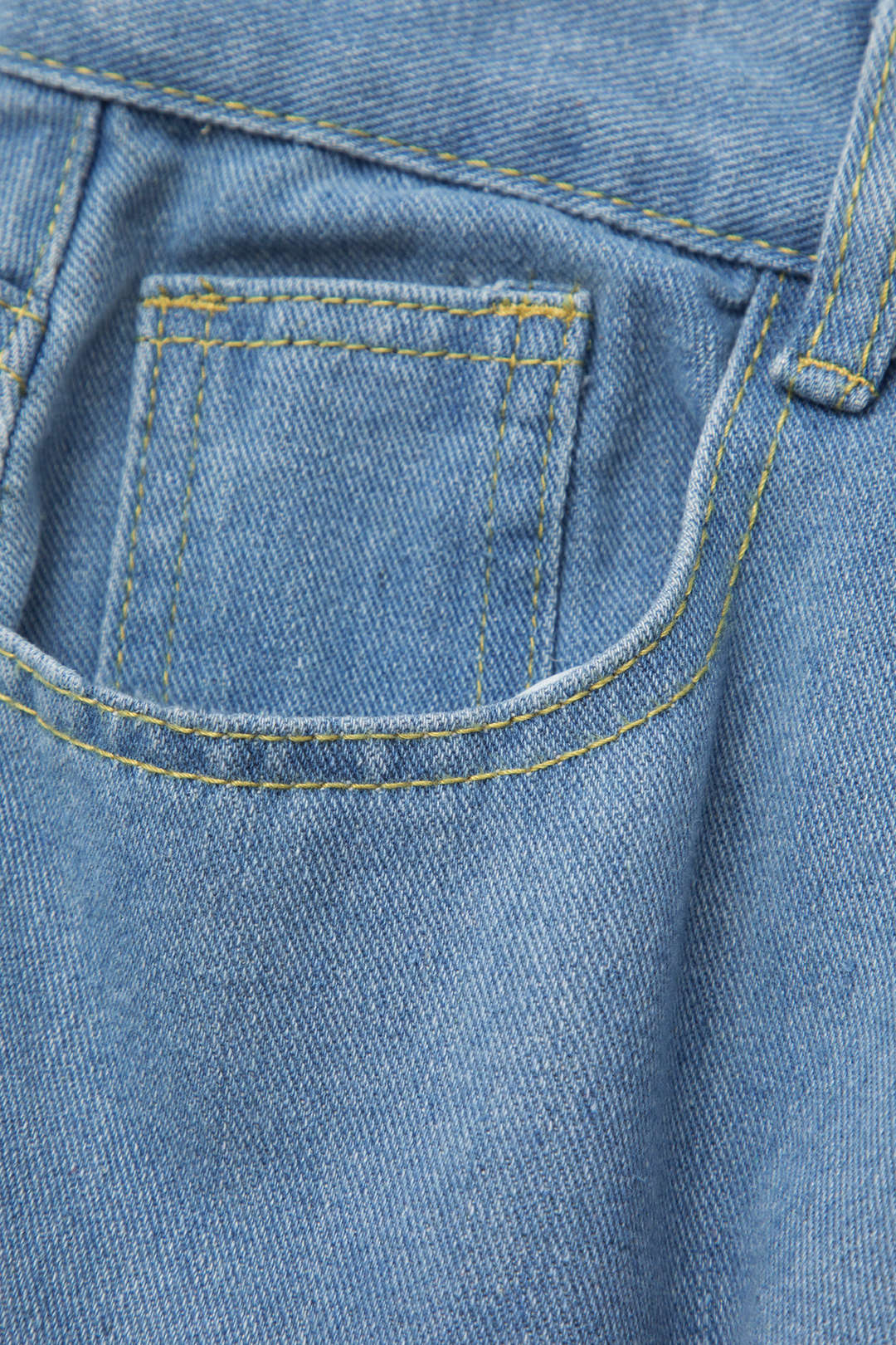 Multi Pocket Rolrand Wijde Pijpen Cargo Jeans