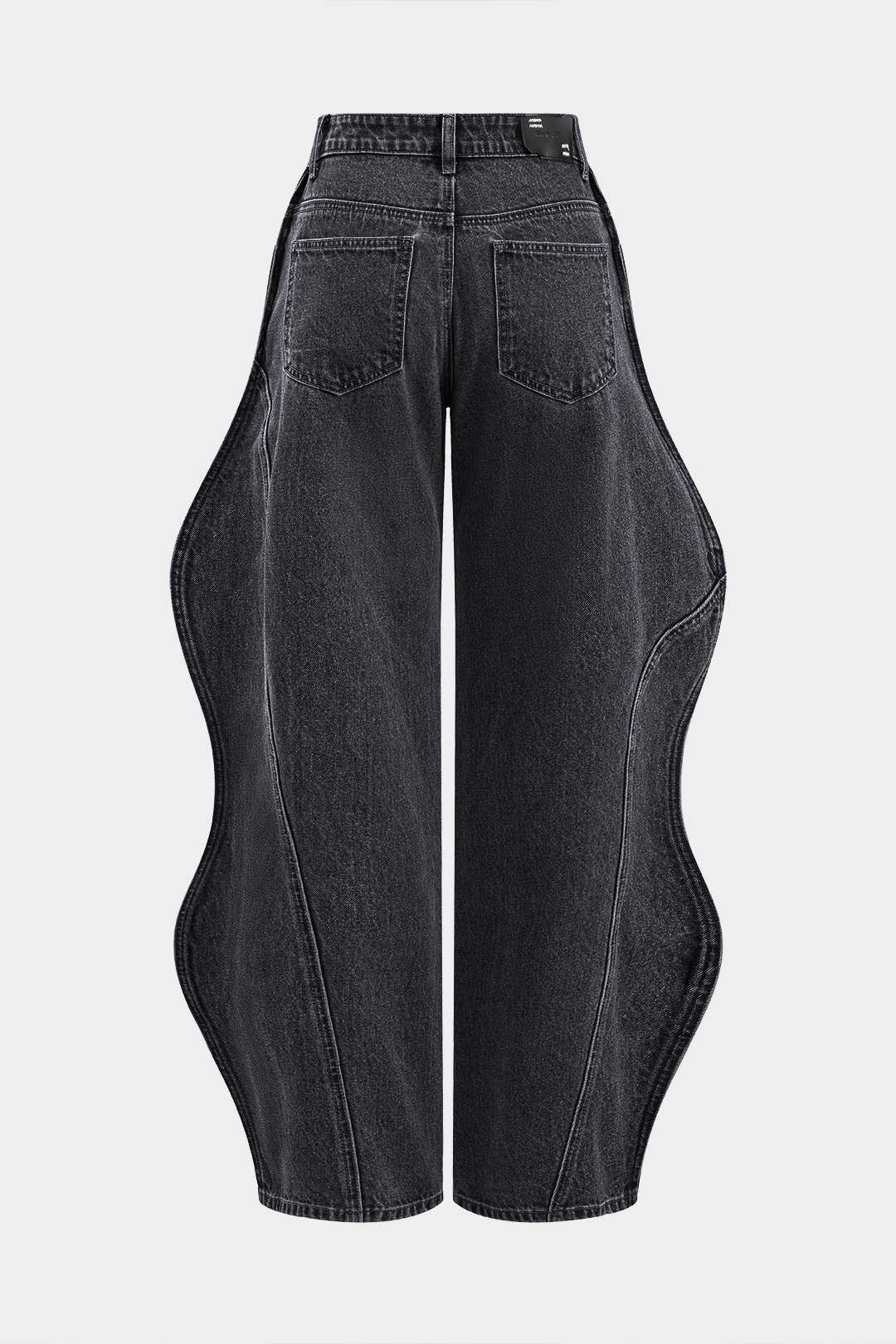 Golf Been Hoge Taille Barrel Jeans