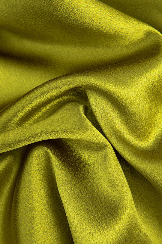 Priya - Elegante Satijnen Twist Knoop Korte Mouwen Shirt voor Dames