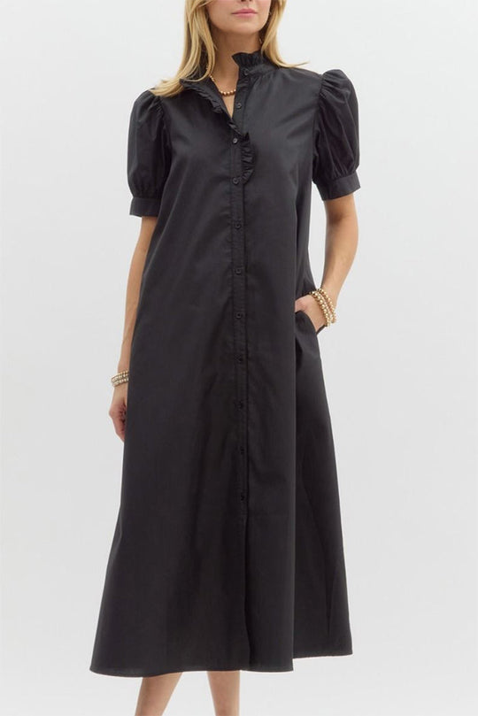 Larsa Maxi Jurk – Tijdloze elegantie met een speelse twist