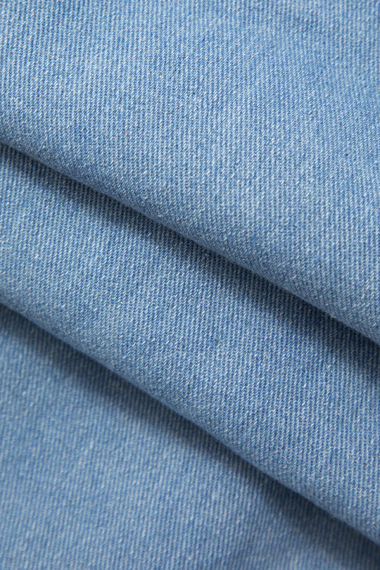 Multi Pocket Rolrand Wijde Pijpen Cargo Jeans