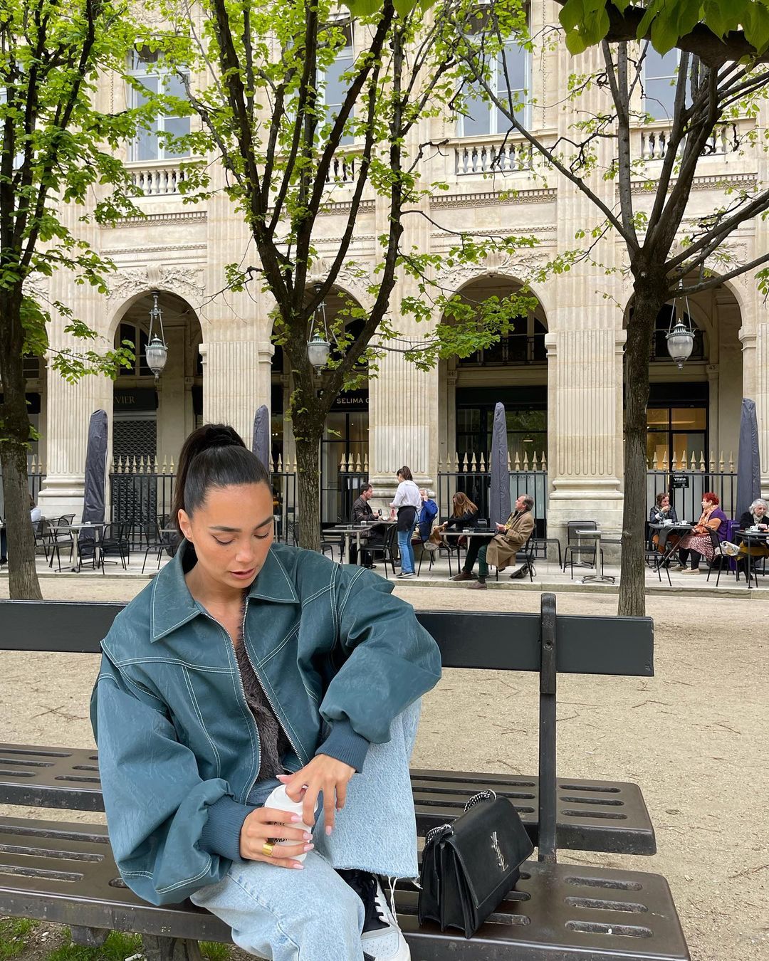 Oversized Leren Jas Dames – Trendy Semi-Leren Jacket met Rechte Pasvorm en Knoopsluiting