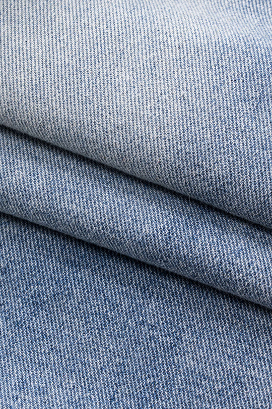 Denim Patchwork Rechte Jeans