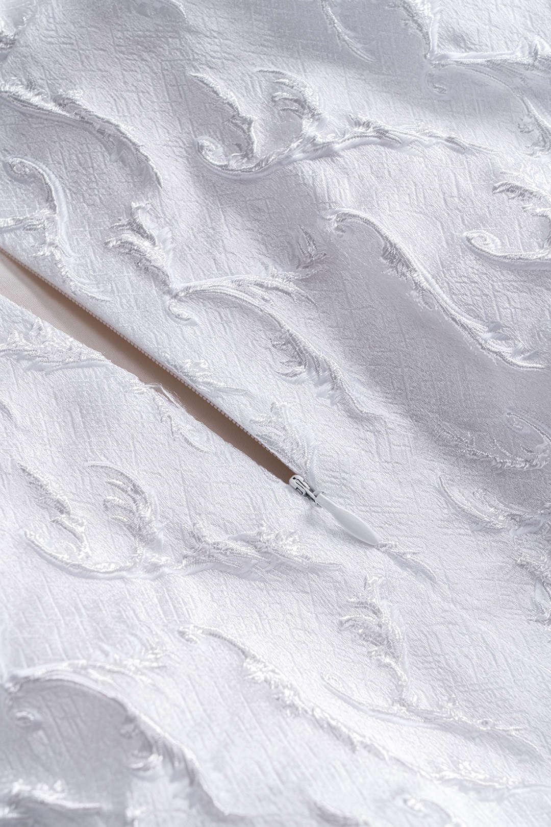 Jacquard Strik Achteraf Mini Jurk