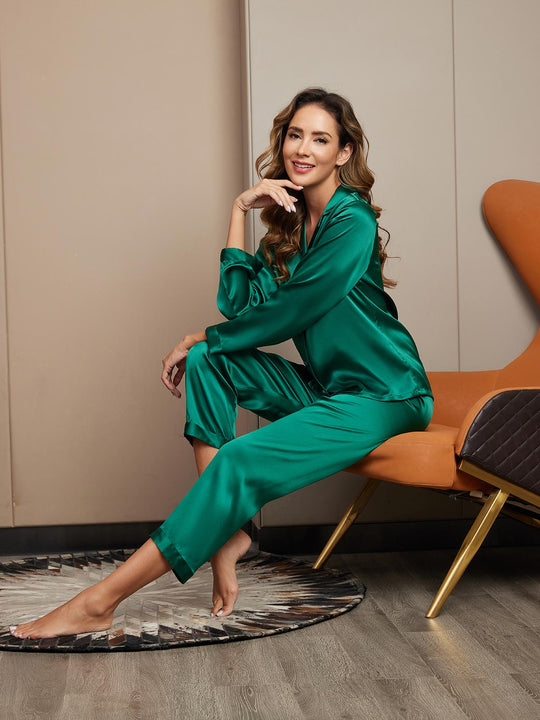 Alarice - Elegante Knop-Up Dames Pyjama Set