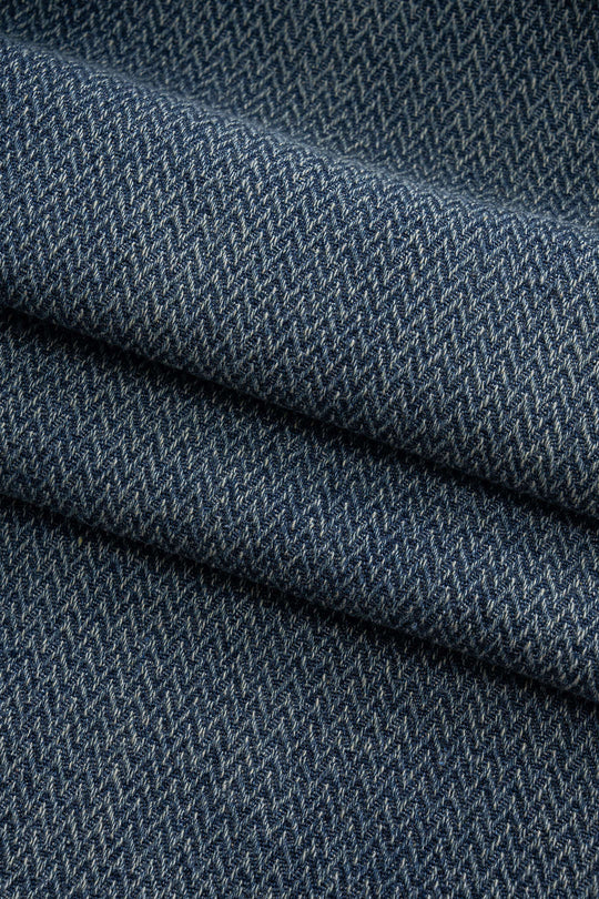 Denim Strik Wijde Pijpen Jeans