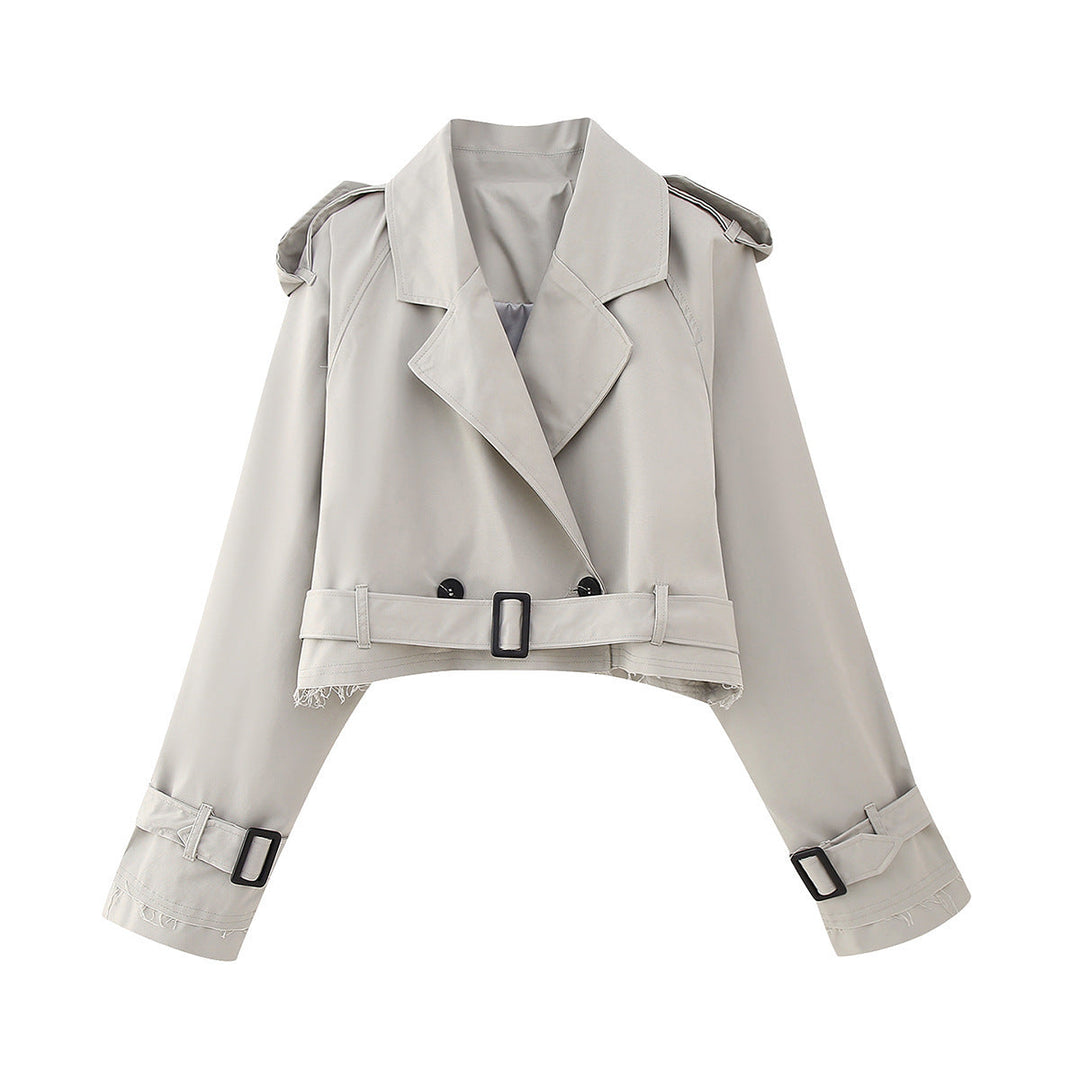 Heidi | Kurzer Trenchcoat | Zeitlose Eleganz und Moderner Chic