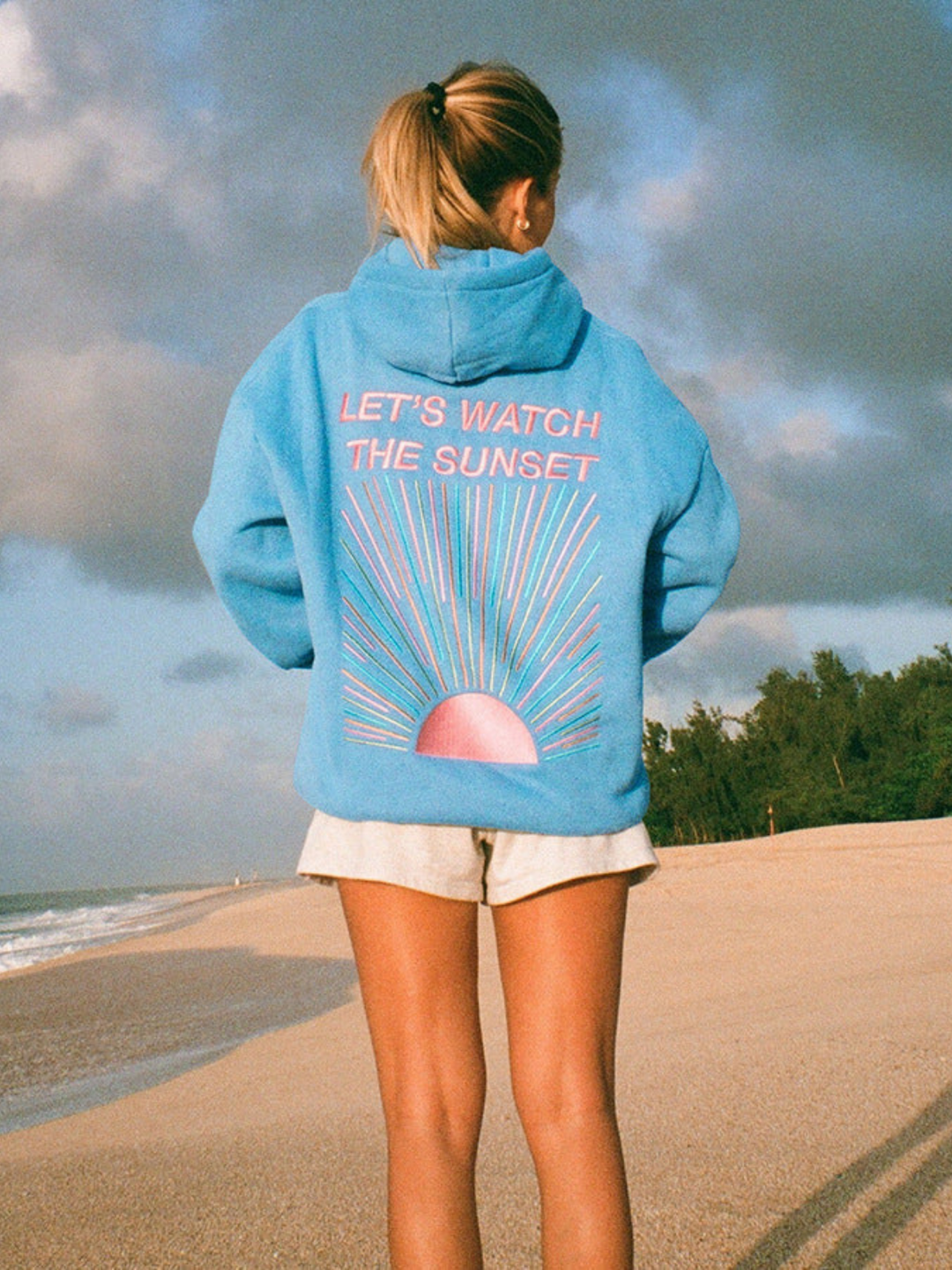 Dames Hoodie Geïnspireerd door de Zonsondergang