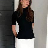 Herfst - Moeiteloos Chic Tailored Fit Dames Mini Jurk