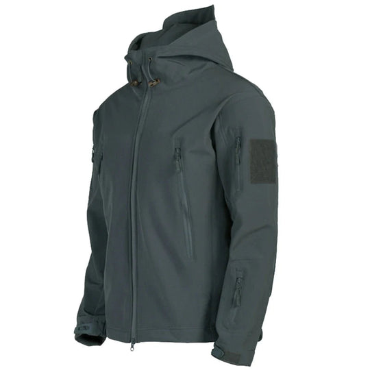 Heren Gewatteerde Outdoor Jas | Hoge Kraag & Frontsluiting | Geschikt voor Herfst en Winter