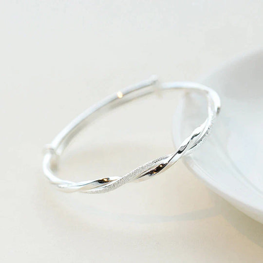 Charlotte | Gedraaide Zilveren Armband