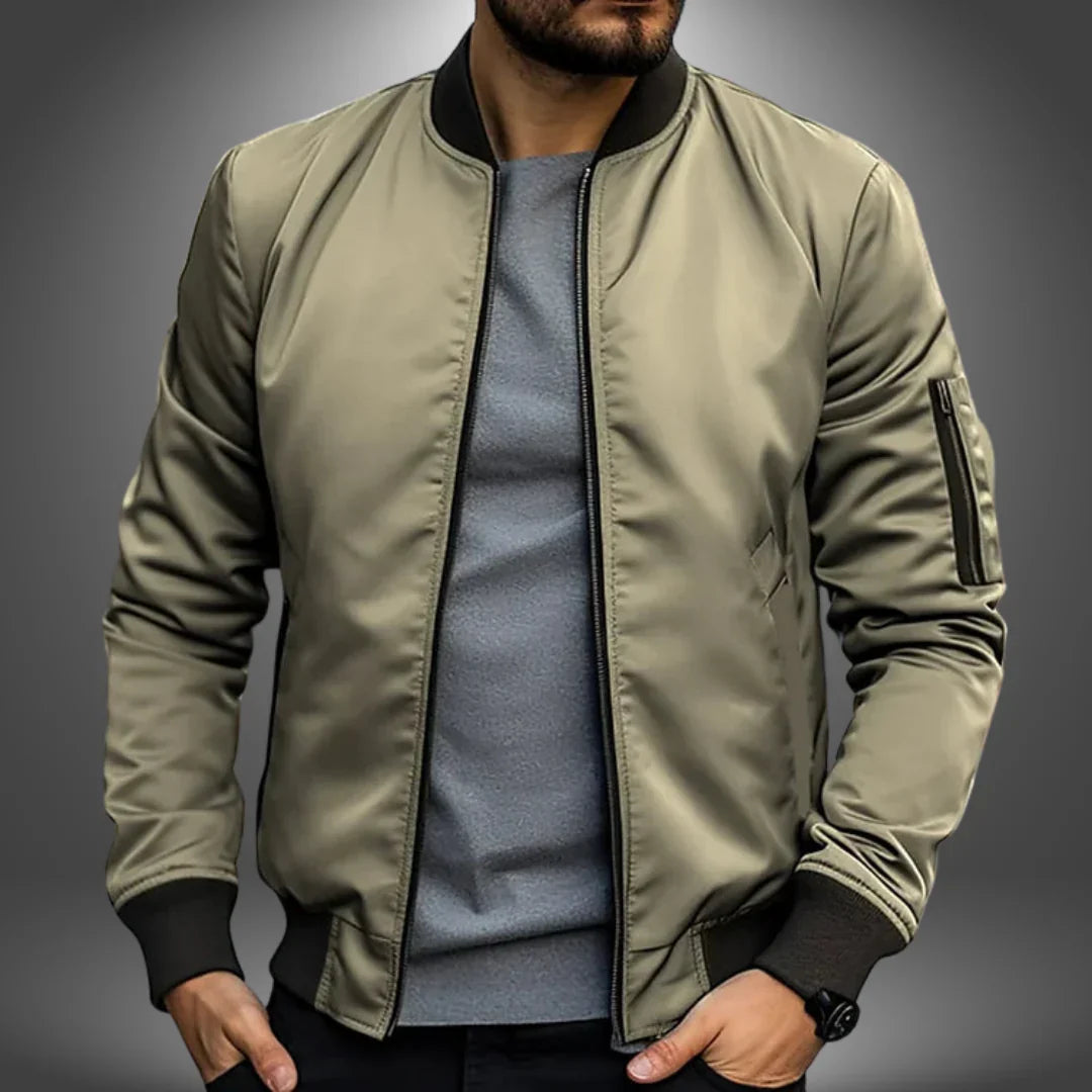 Lichte Bomberjack voor Heren | Casual Windbreaker Stijl | Comfortabele & Functionele Jas