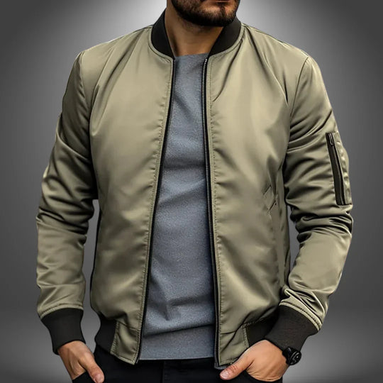 Lichte Bomberjack voor Heren | Casual Windbreaker Stijl | Comfortabele & Functionele Jas