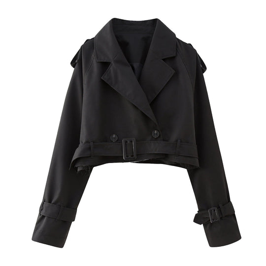 Heidi | Kurzer Trenchcoat | Zeitlose Eleganz und Moderner Chic