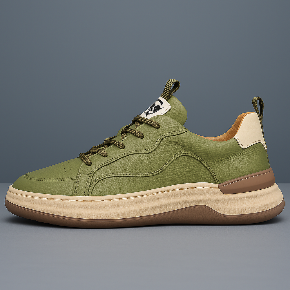 Heren Casual Veterschoenen met Gevoerde Zool en Modern Ontwerp