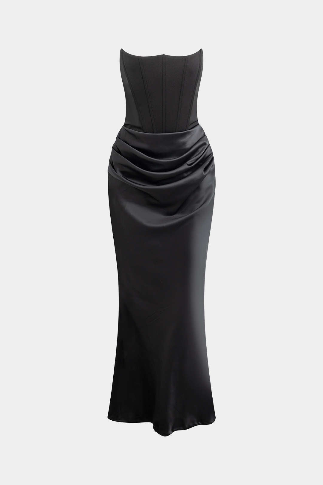 Laag Strapless Zeemeermin Maxi Jurk