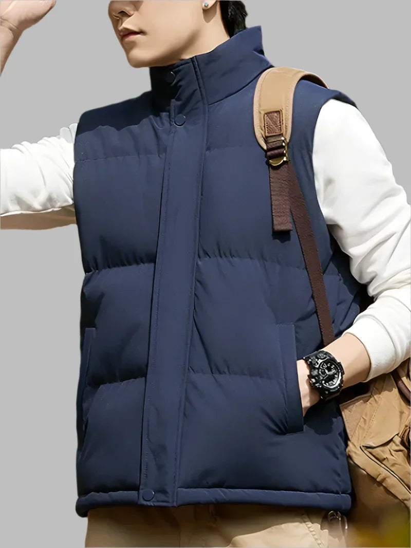 Santiago | Gevoerde Herenbodywarmer | Warm, Water- & Winddicht