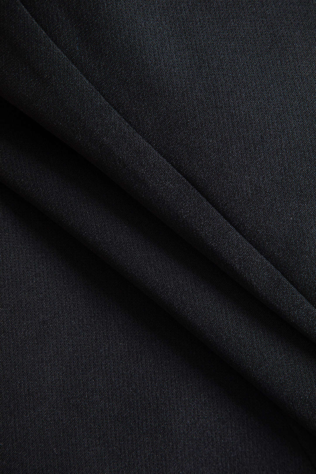 Effen Knop Rits Asymmetrische Mini Jurk