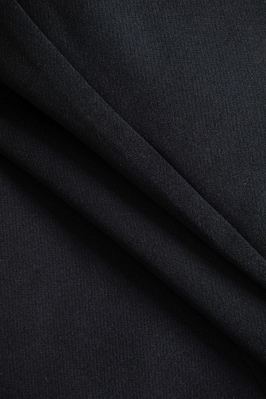 Effen Knop Rits Asymmetrische Mini Jurk