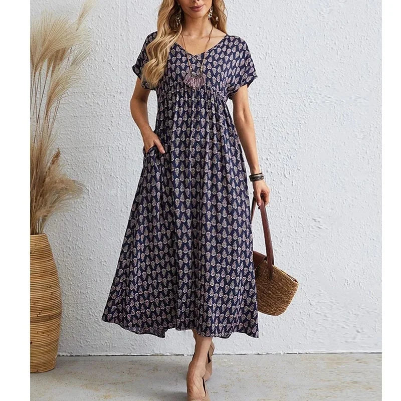 Blythe - Tijdloze Vintage Charme Dames Zomerjurk