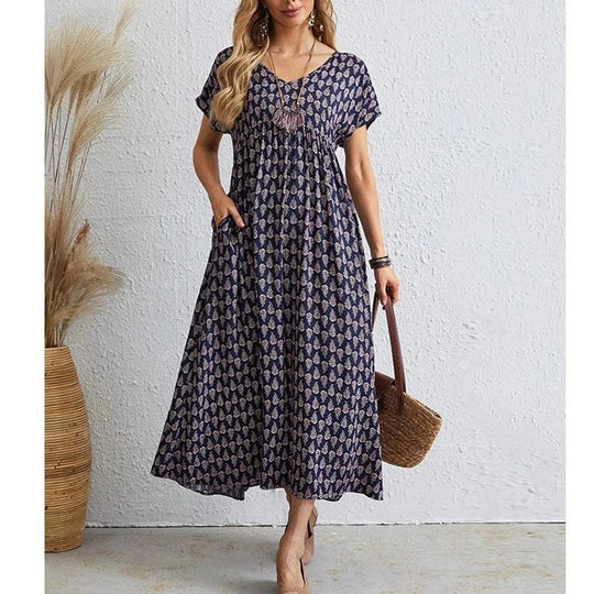 Blythe - Tijdloze Vintage Charme Dames Zomerjurk