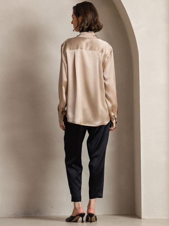 Genoveva - Elegante Utility Look Dames Colshirt