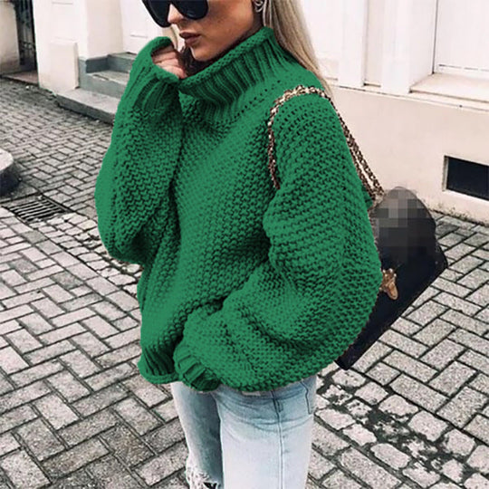 Dames Oversized Chunky Gebreide Coltrui