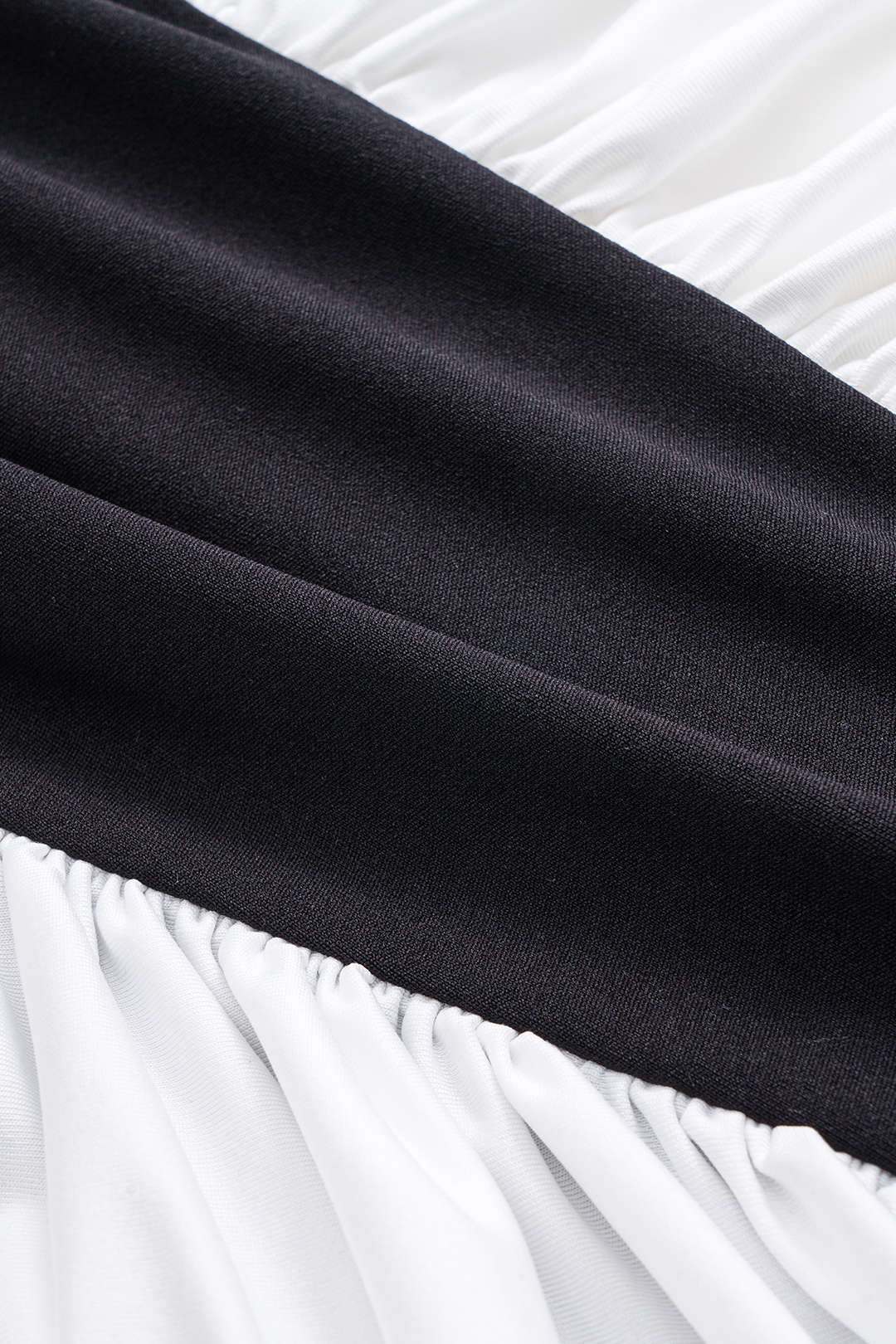 Rugloze Halter Nek Rimpel Mouwloze Midi Jurk