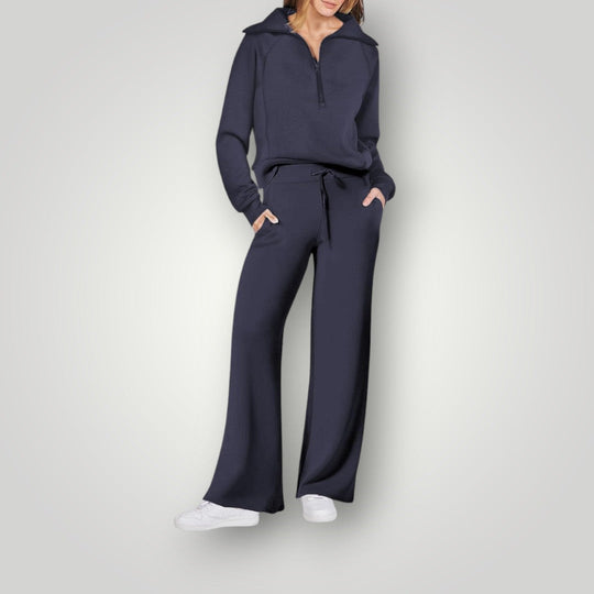 Dames Loungewear Set | Sweater & Broek | Zachte Stretchstof | Casual & Thuis
