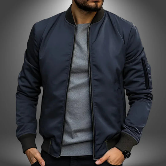 Lichte Bomberjack voor Heren | Casual Windbreaker Stijl | Comfortabele & Functionele Jas